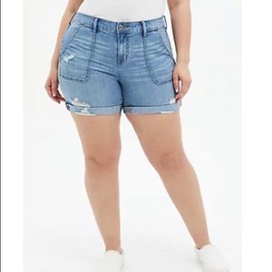 Torrid jean shorts 16